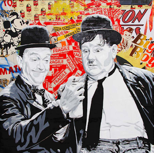 Mr. Brainwash Laurel & Hardy