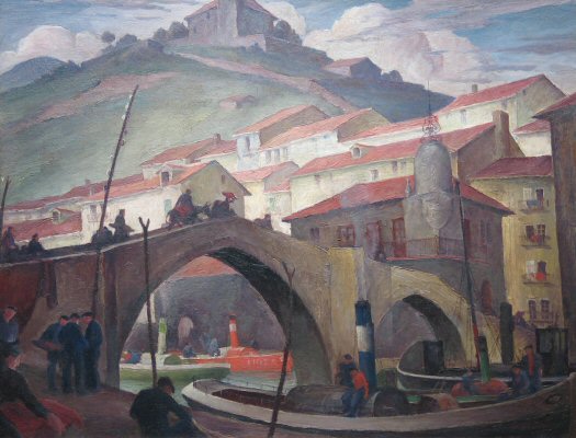 Rolf Stoll Cleveland School Art Painting 1
