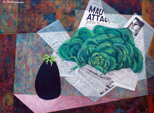 Frederick Hollendonner Eggplant and Cabbage