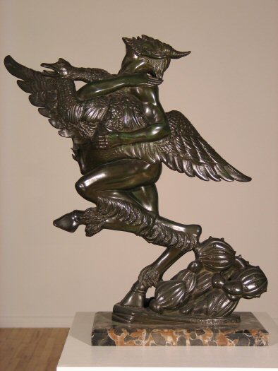 Fredric V Guinzburg Bronze Sculpture