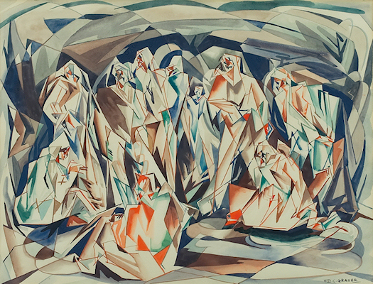 William Grauer Cubist Figures