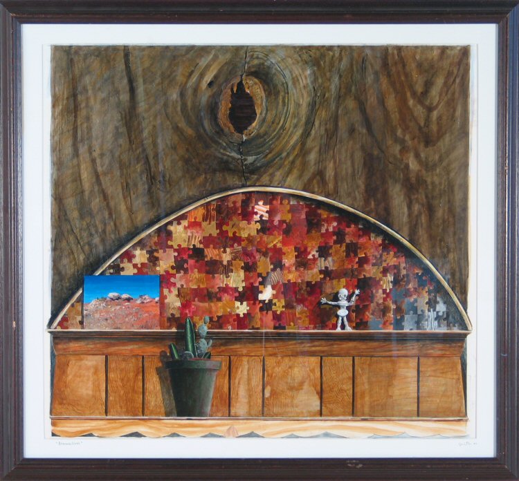 Gregory Lowell Smith Contemporary Art Trompe L'oeil Painting Brennschluss