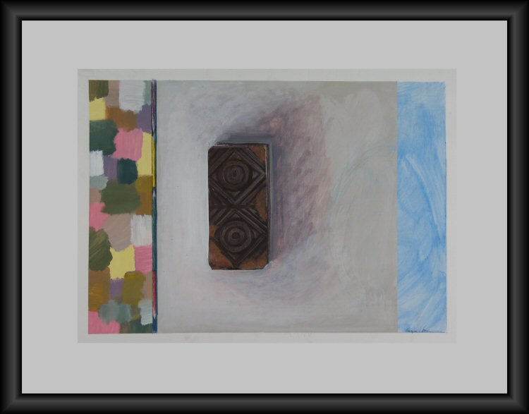 Gregory Lowell Smith Contemporary Art Trompe L'oeil Painting Brick Pencil Study