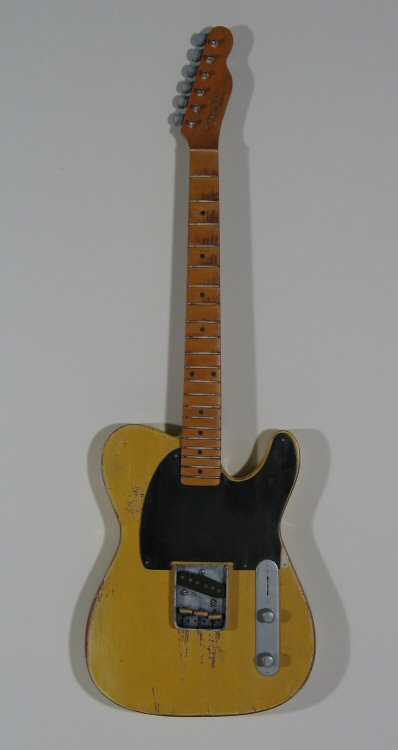 Gregory Lowell Smith Contemporary Art Trompe L'oeil Sculpture 1949 Fender Esquire