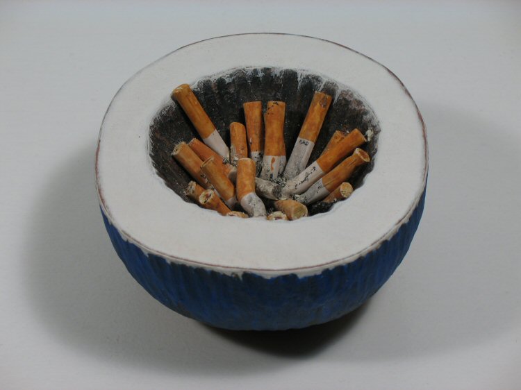 Gregory Lowell Smith Contemporary Art Trompe L'oeil Sculpture Ashtray