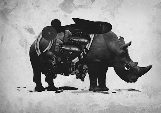 The Atomic Ghost Rhino of Mass Destruction