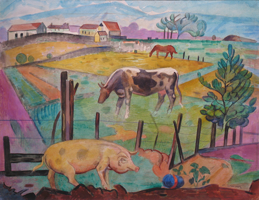 William Sommer Brandywine Landscape