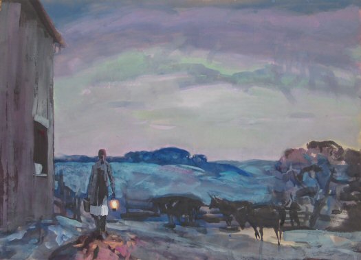 Frank Wilcox Cleveland School Art Painting 5