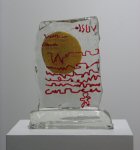 Robert Willson Glass Stone Letter