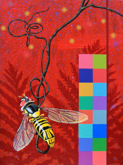 Scott McIntire Wasp Mimic On Bittersweet